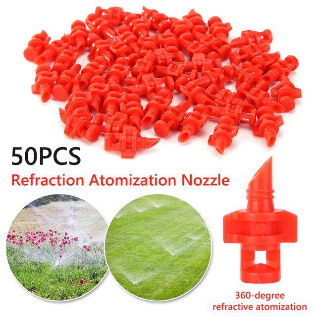 [NEW] 50/150pcs Atomizing Nozzle Set Hydroponic Garden Watering Sprayer Sprinkler Misting