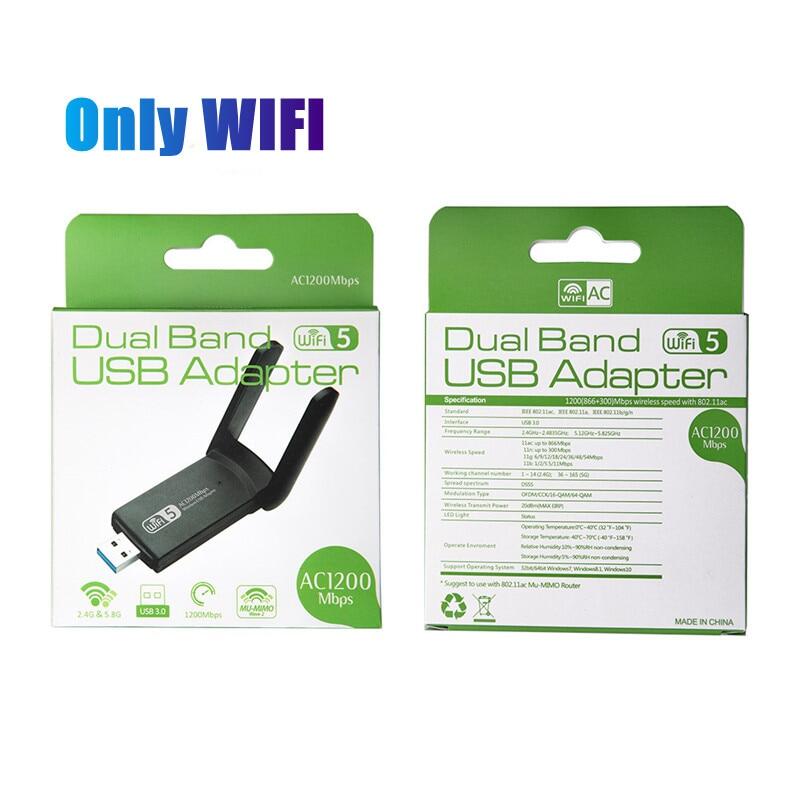 1300mbps usb 3.0 wifi bluetooth adapter 2in1 dual band wifi network card 5g/2.4ghz 802.11ac for desktop laptop