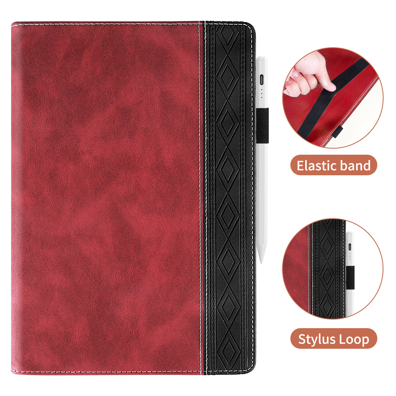For 2021 Kindle Paperwhite 5 11th Generation 6.8-inch Amazon e-Book Readers Protection Case Flip Stand Business Stitching High Quality PU Leather Cover
