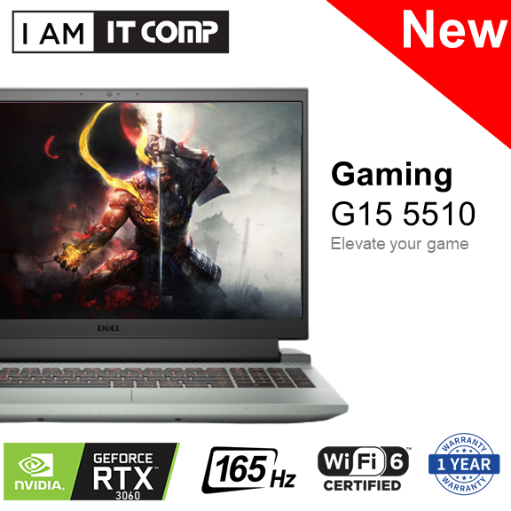 Dell Gaming G15 5510 87165-3060-DOS FHD Gaming Laptop i7