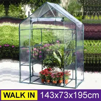 3 Tier Walk In Mini Greenhouse Plant Shelves Rack Stand Garden Plant Shelves Rack Stand Garden