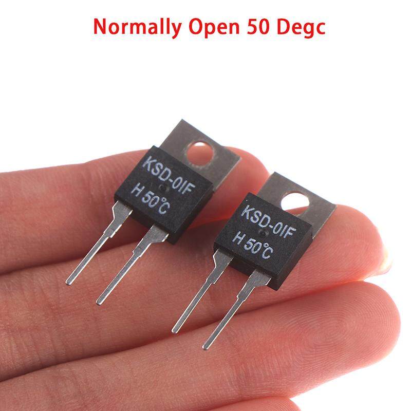 2Pcs Normally Open Thermal Switch Temperature Sensor Thermostat KSD01F