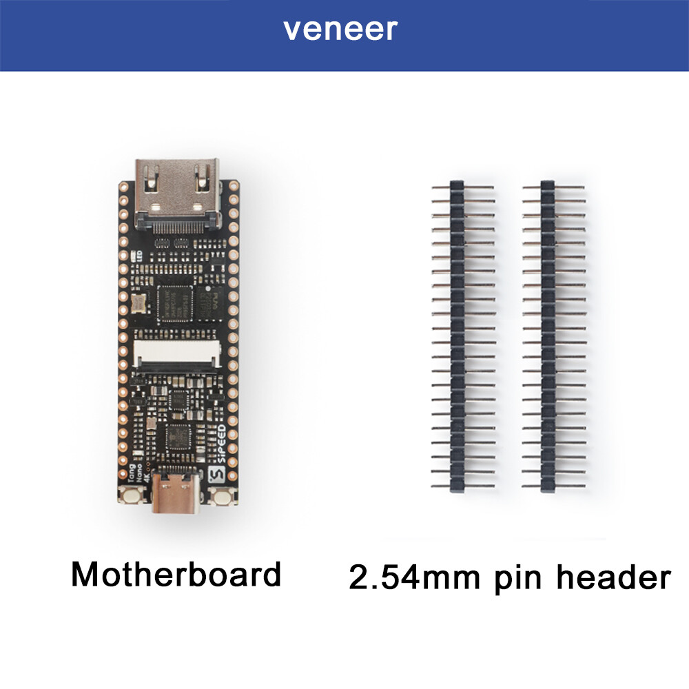 FocusAi Tang Nano 4K Gaoyun FPGA GoAI Development Board HDMI OV2640 Camera Suitable for Design and Experimentation of Small Digital Logic