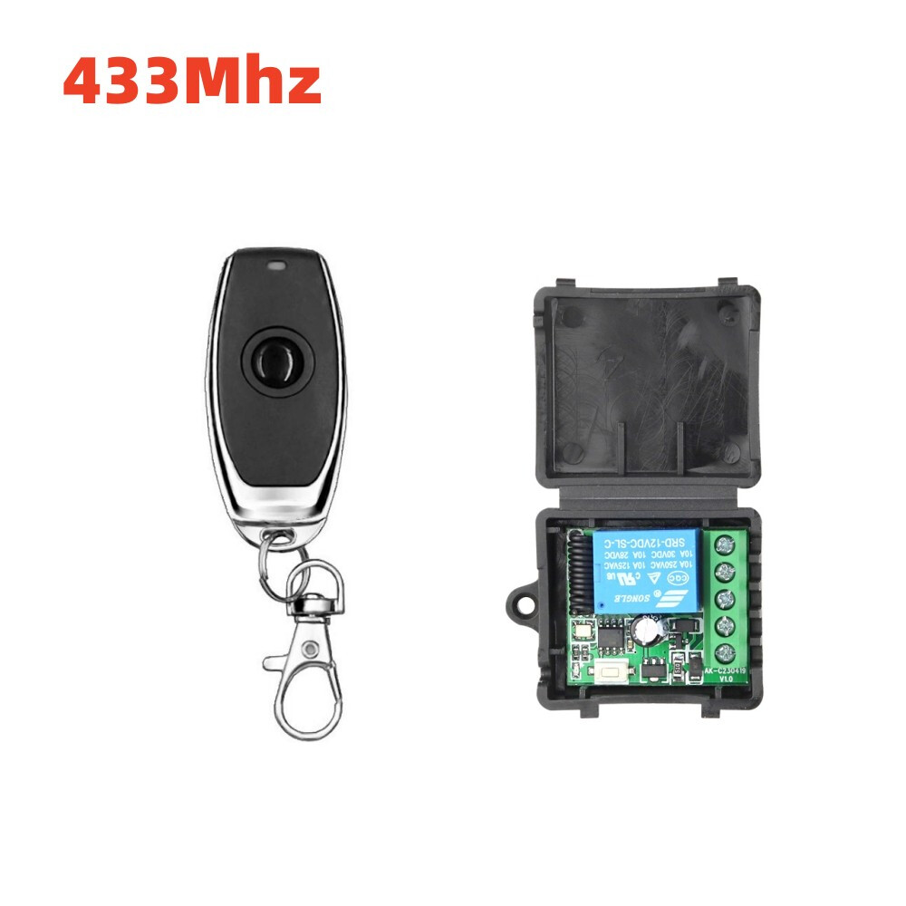 315/433Mhz Universal Wireless Remote Control Switch DC 12V 1CH Relay Receiver Module RF Transmitter Smart Home Remote Controls