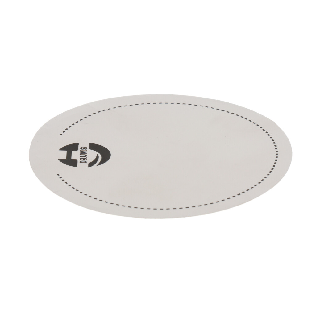 Kowaku Miếng Dán Trống Bass 3x Mặt Trống Bảo Vệ Cho Bộ Phận Nhạc Cụ Gõ, Trắng