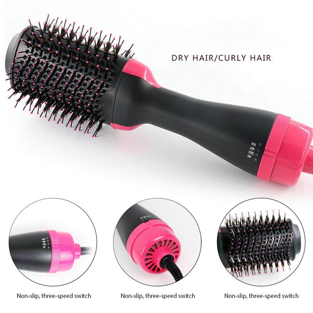EterSummer Hot Air Comb Brush Set, One Step Hair Dryer & Curly Hair
