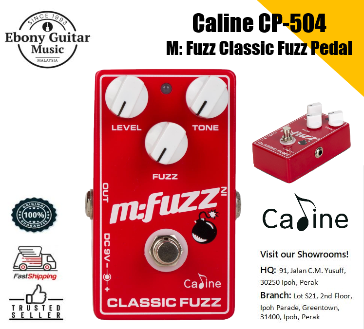 Caline CP504 M-Fuzz Pédale overdrive / distortion / fuzz Caline CP504 M-Fuzz Pédale overdrive / distortion / fuzz