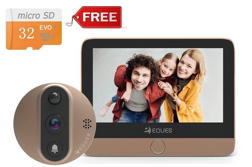 Eques Door Viewer Veiu Smart Doorbell Review Eques Veiu Mini Smart Doorbell  Door Viewer Rechargeable WiFi