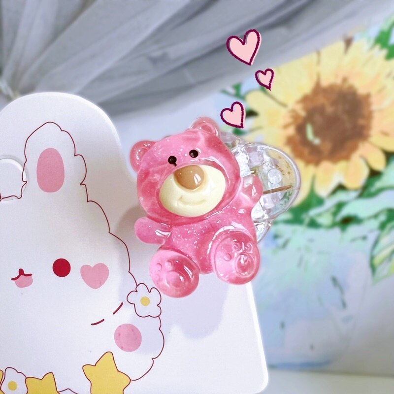 Kẹp cua mini gấu dâu lot so (giao mẫu ngẫu nhiên)