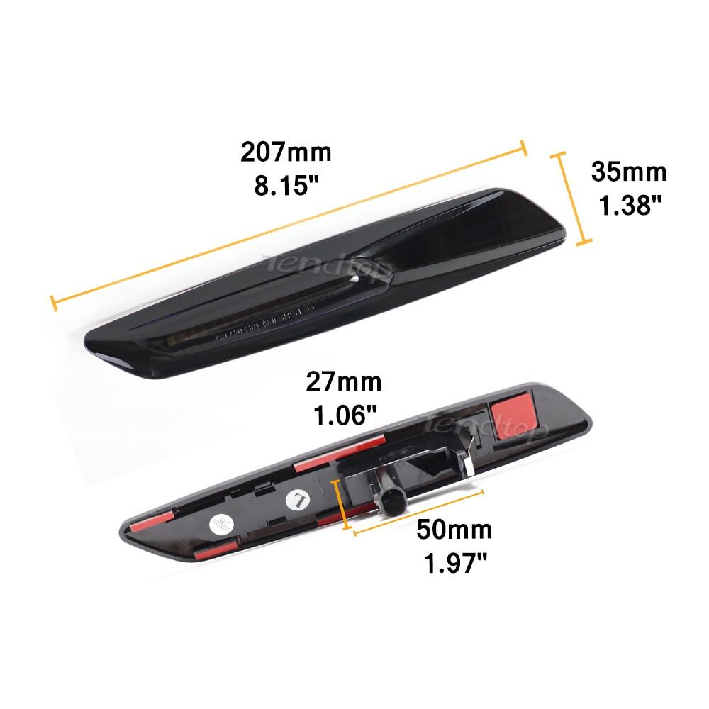 2Pcs Blinker For BMW 1 3 5 Series LED Dynamic Side Marker Turn Signal Lights For F30 E90 E91 E92 E93 E46 E60 E61 BMW F10 Style