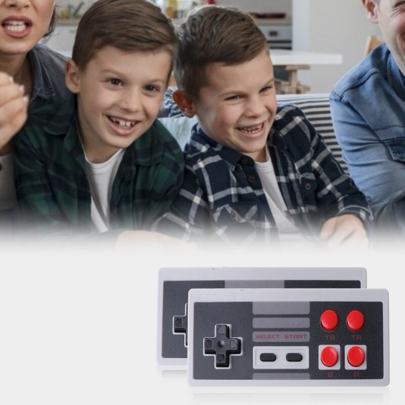 4 Button Controller Gamepad For Coolbaby TV Handheld Video Game 9 Pin Console