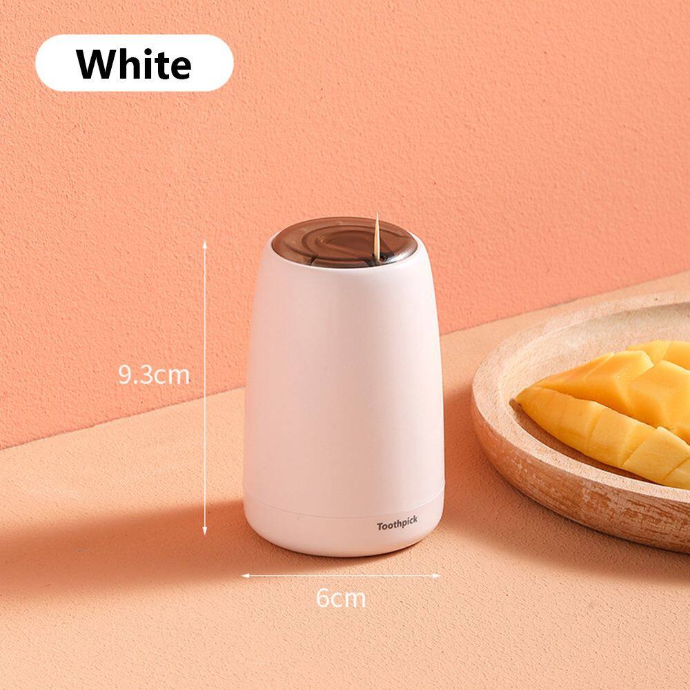 BULLOCKNE Home Automatic Organizer Container Toothpick Box Toothpick Holder Dispenser Pop-up