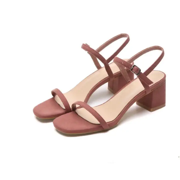 IELGY Rome word buckle soft sister sandals female Korean version of women