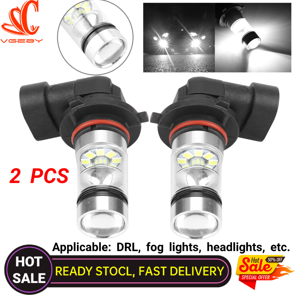 【Lowest price!!!】2pcs 9006/HB4 100W White LED High Bright Headlight Bulbs Kit Fog Light Car Driving Lamp