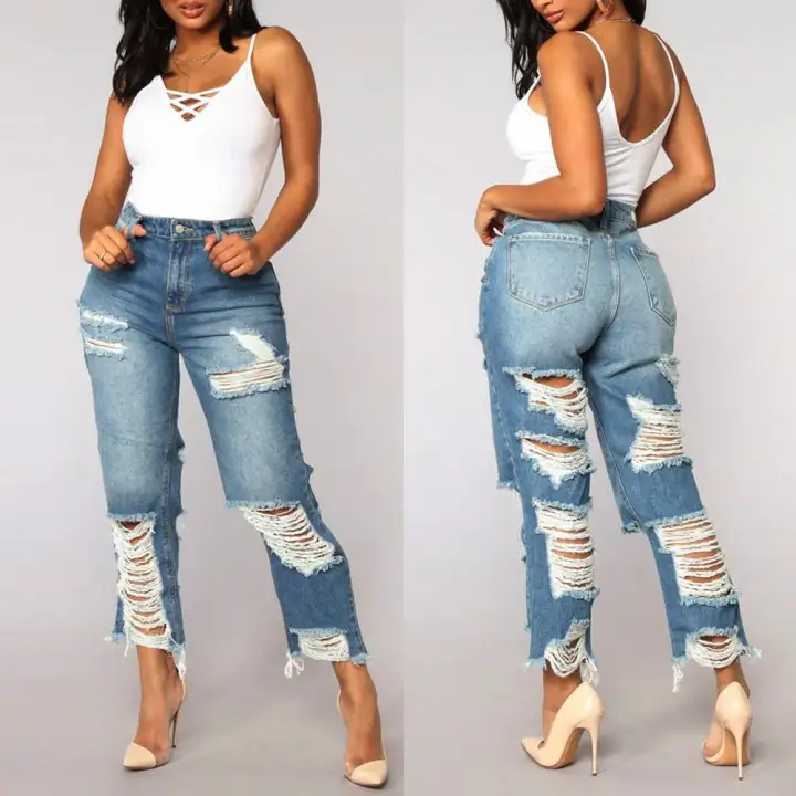 plus high waisted trousers