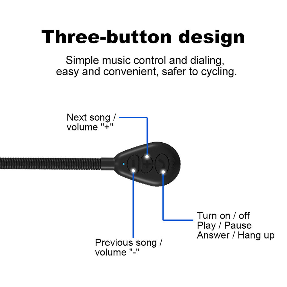 Aitemay Tai Nghe Mũ Bảo Hiểm Bluetooth 5.0 Xe Máy Siêu Mỏng Tai Nghe Gọi Rảnh Tay Không Dây
