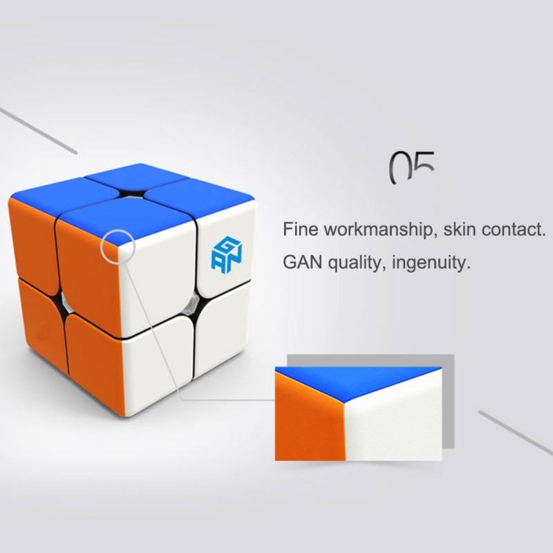 Gan 249 V2 ma thuật tốc độ gan khối gan gan 2x2 249 chuyên nghiệp nhỏ Rubik bỏ túi gan V2 khối lập phương Câu Đố không dính gan khối