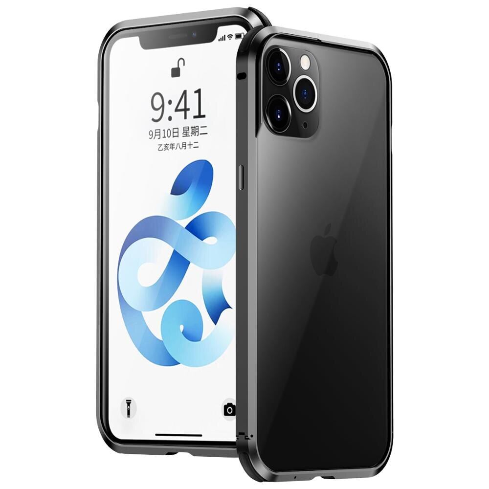 For iphone 12 Pro MAX Case Luxury Cover Bumper Thin Protective Shell Metal Bumper Aluminium