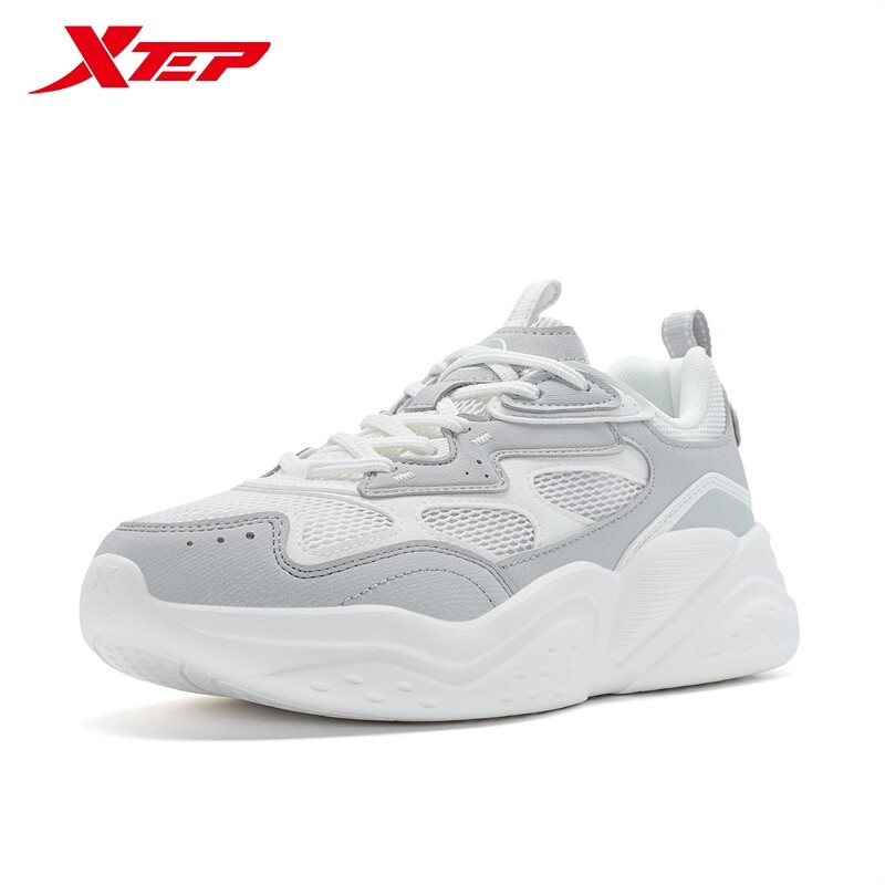 Xtep women's casual shoes 2020 new fashion air cushion urban trend dad shoes sport shoes women 876218320025