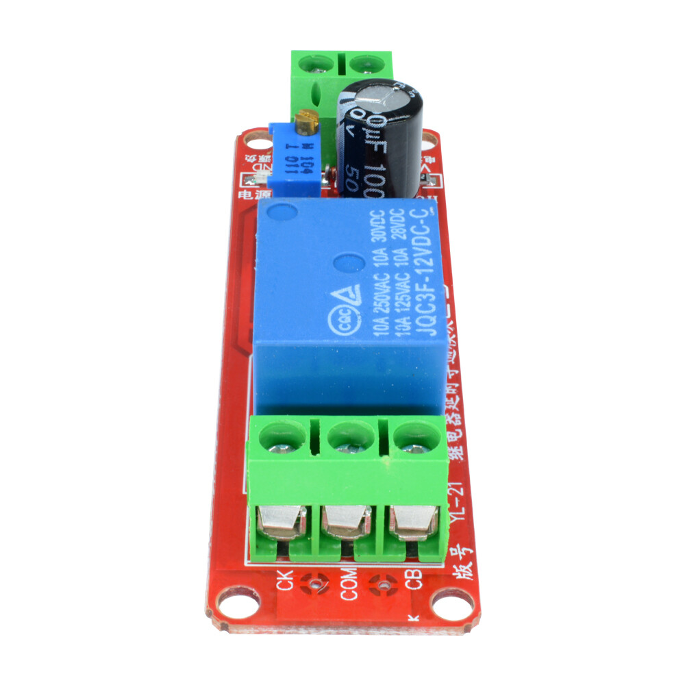 DM Mô-đun Công Tắc Rơ Le Hẹn Giờ Điều Chỉnh Độ Trễ  Chính Hãng Bộ Dao Động NE555 12V 0-10 Giây