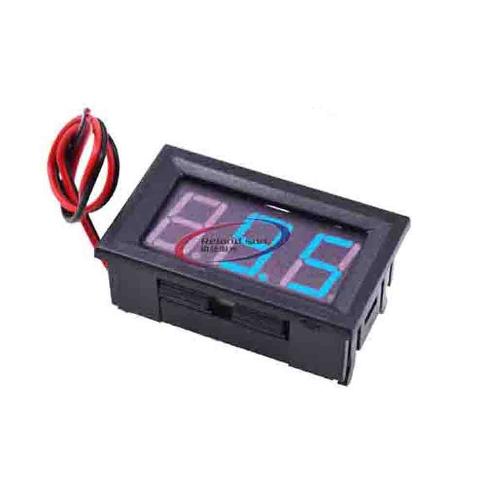 0.56 digital voltmeter dc5-120v dc 5v to 120v digital voltmeter voltage panel meter for 12v 24v 96v