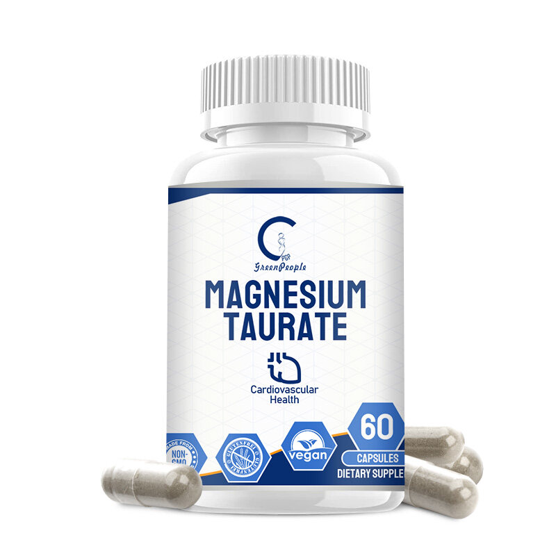 GPGP GreenPeople Magnesium Taurate 400mg - High Absorption Magnesium ...