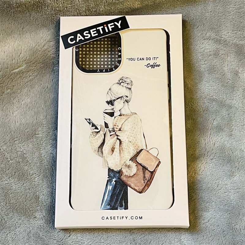 Casetify x backpack girl white case silicone inspired sugar color design iphone 13 pro max 12 pro max 11 pro max xs max xr x 7 8 plus soft case
