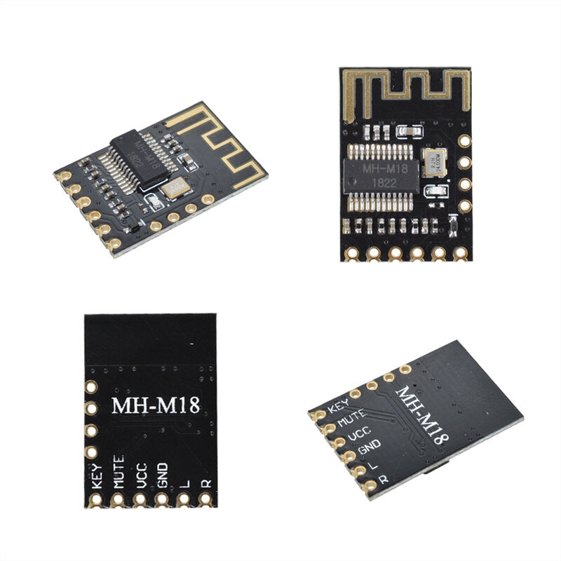 Mô-đun bảng mạch thu âm thanh bluetooth không dây MH-MX8 BLT 4.2 Mp3 Lossless giải mã stereo tự làm M18 M28 M38-INTL