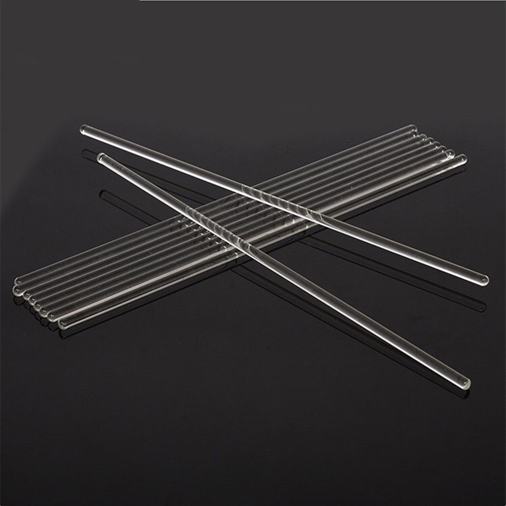 【’、 5Pcs 10Pcs DIA 4Mm To 12Mm Transparent Borosilicate Glass Diversion Bar, Laboratory Beaker Glass Stirring Rod