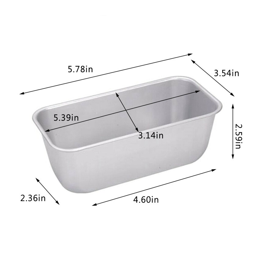 Bakeware khay làm bánh ngọt tuyết hộp nướng bánh pho mát hộp nướng nướng tự làm hình chữ nhật bánh nhỏ Máy nướng bánh mì khuôn khuôn bánh