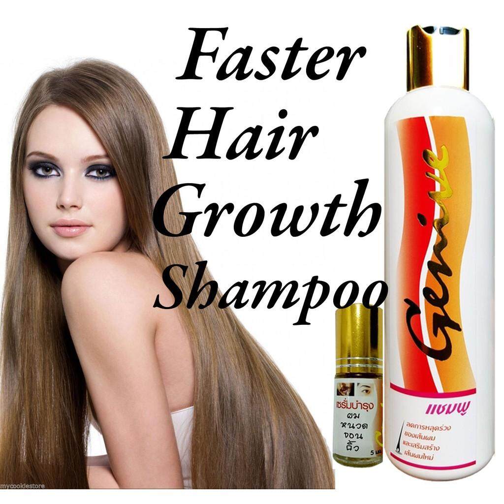 Genive long hair fast growth shampoo + serum(alternate brand) Lazada
