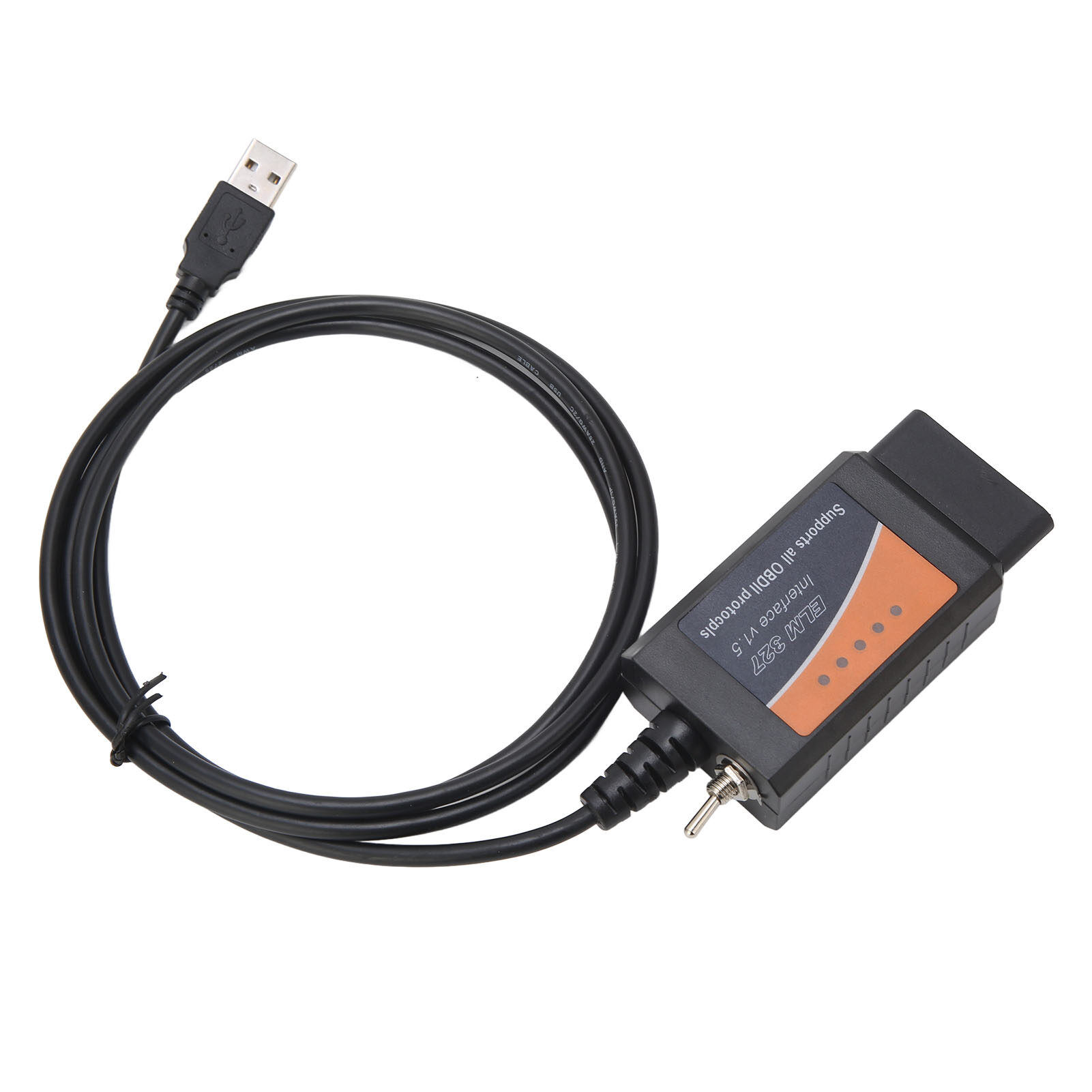 OBD2 USB Adapter for ELM327 Code Reader Scanner Diagnostic Cable for FORScan FoCCCus