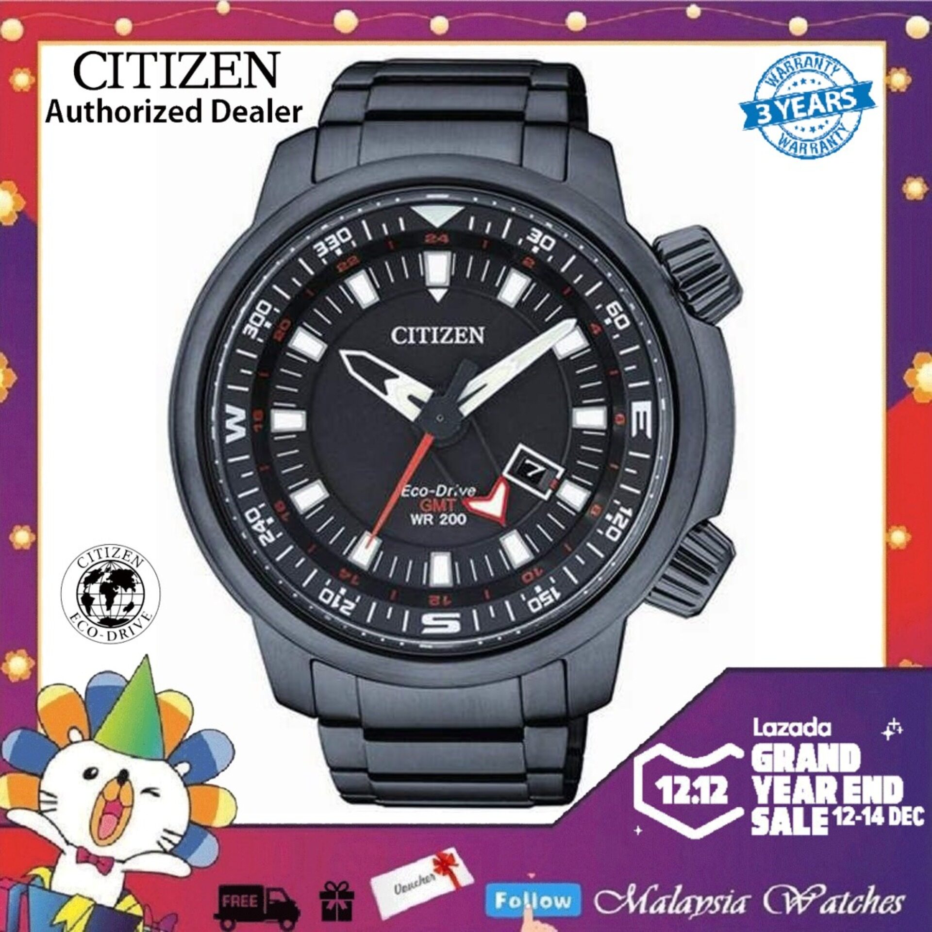 citizen gmt diver