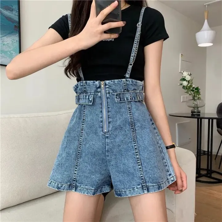 Suspender shorts womens Clearance