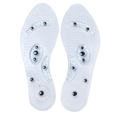 1 Pair Magnetic Shoe Insoles Magnet Massage Shoe Pads Breathable Massage Health Foot Care
