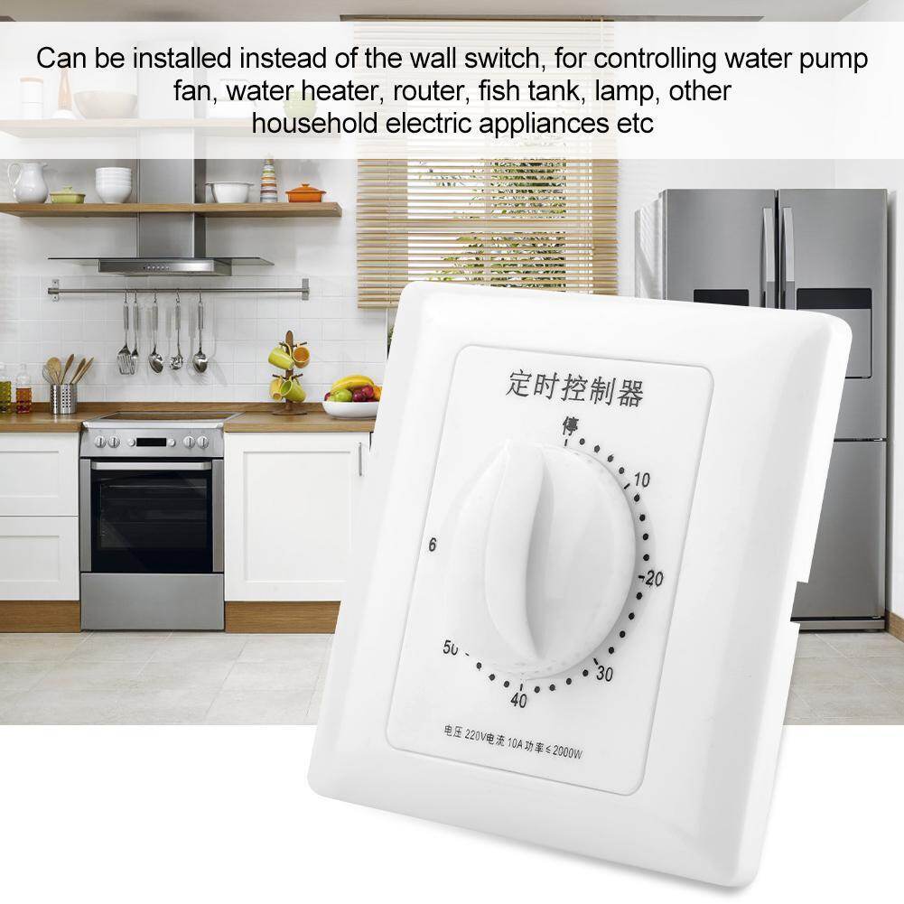 220V Water Pump Timer Mechanical Countdown Indoor Intelligent Time Switch Control