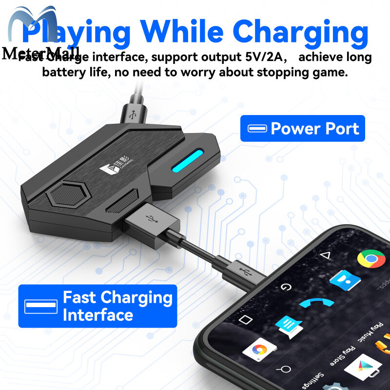 PUBG Trò chơi di động Công cụ chuyển đổi Bluetooth5.0 Bộ bàn phím chuột / Bộ điều hợp đơn