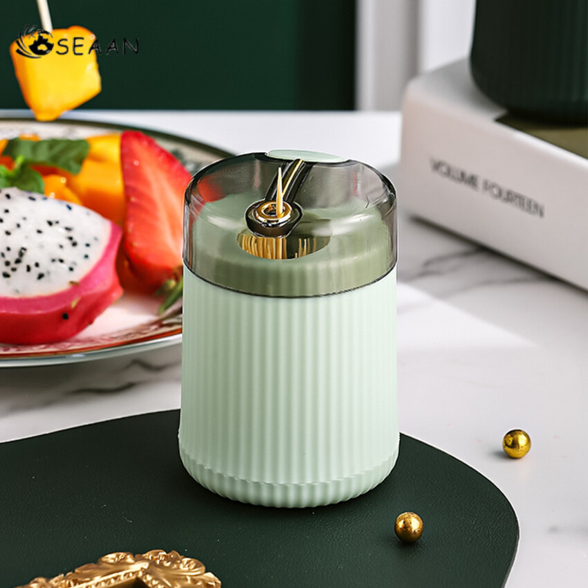 Modern Simple Pop-Up Toothpick Box Creative Press Type Automatic Pop-Up Toothpick Can Household Convenient Toothpick Boxes