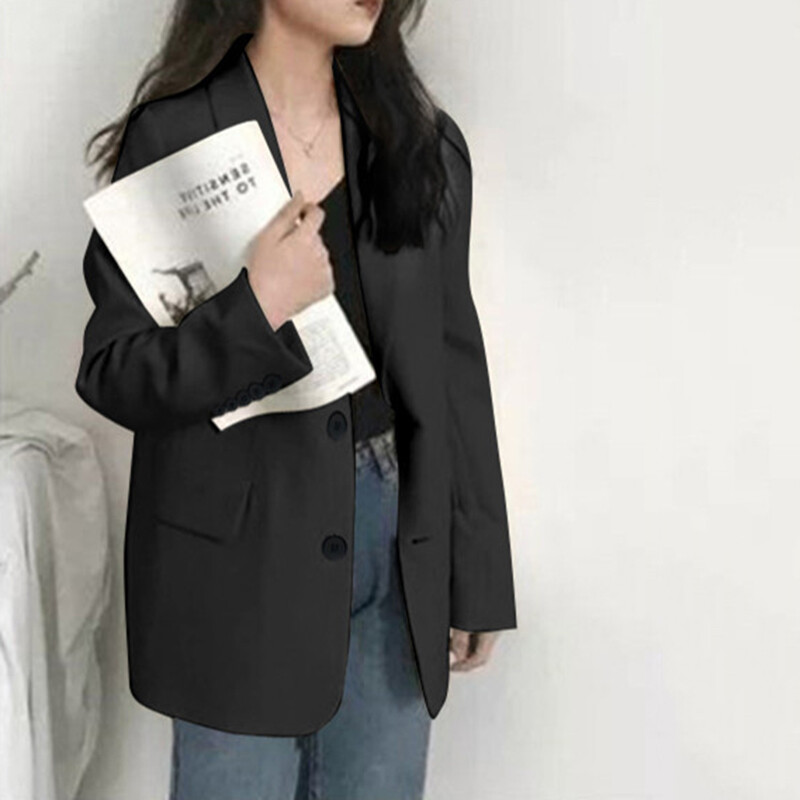 IELGY Áo Khoác Vest Nhỏ Phong Cách Anh Cho Nữ