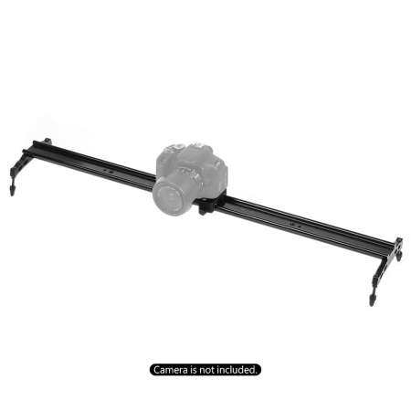 Andoer 80cm ที่เลื่อนติดตามดอลลี่ราวรักษาสมดุลอะลูมินัมอัลลอยสำหรับ Canon Nikon SONY กล้องกล้องวิดีโอความจุสูงสุด 5 กก.สีดำ