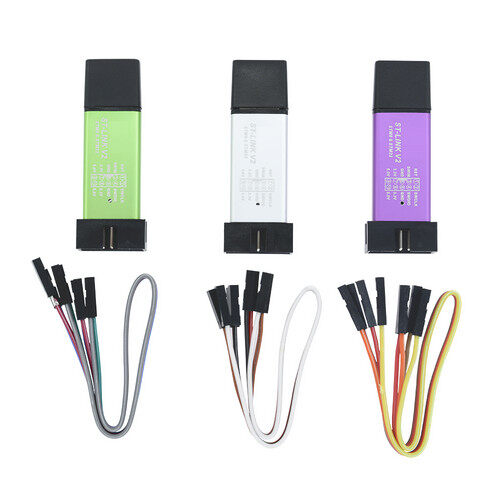 Chính Hãng VOKTTA ST-Link V2 Stlink Mini STM8 Mới Mô Phỏng STM32 STLINK, Tải Xuống Lập Trình Có Nắp Đậy