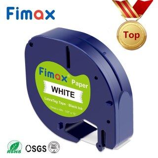 Fimax pcs 91200 tương thích cho dymo letratag label tape 91330 12267 màu đen trắng băng băng cho dymo nhãn máy in 2