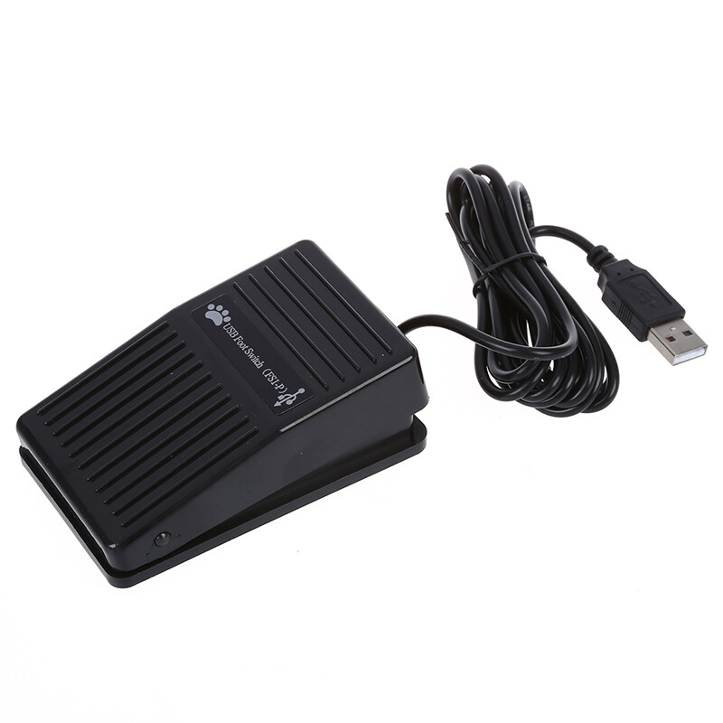 USB Foot Pedal Switch Control Keyboard Action for PC Computer Games New PCsensor Foot switch USB HID pedal