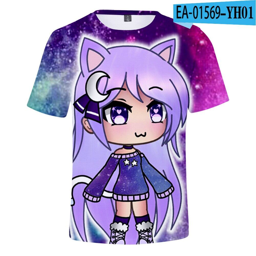 Hot Gacha Life Tee Casual Tshirt Boys Girls Short Sleeve 3d T Shirt Adults Men Women Summer Tee Print Cartoon Gacha Life Clothes Lazada Ph