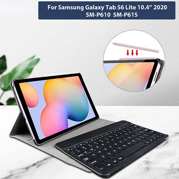 For Samsung Galaxy Tab S6 Lite Keyboard Case 10.4 inch P610 P615 Casing