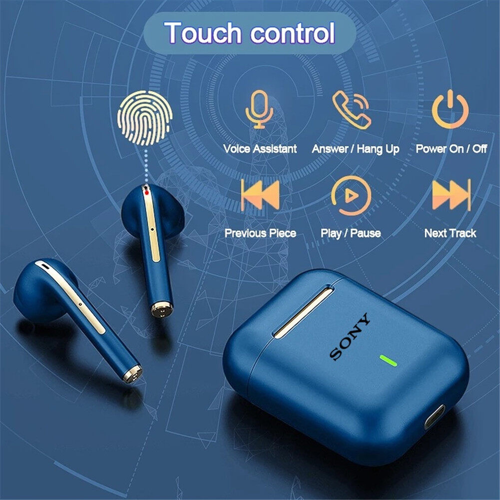 Sony Tai Nghe Nhét Tai Không Dây TWS J18 Tai Nghe Nhét Tai Airpods Bluetooth 5.0 Tai Nghe Âm Thanh Nổi Bật Lên Cảm Ứng Tai Nghe HIFI