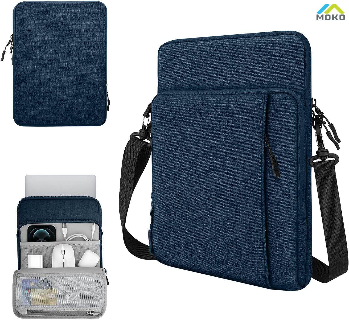 Moko laptop sleeve bag for 13.3-14 inch, notebook carrying case with pocket fits new macbook pro m3/m2 14" /13" m2/m1 pro/m1 max 14.2 2023-2021/air 13.6" m2 2022, surface pro 9/8 13"