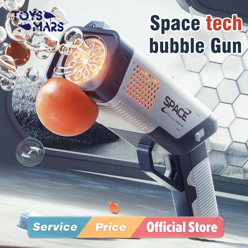 Toysmars máy thổi bong bóng xà phòng Đồ chơi hoàn toàn tự động điện đồ tạo bong bóng chiếu sáng thổi trẻ em ngoài trời activitie đồ chơi cho trẻ em