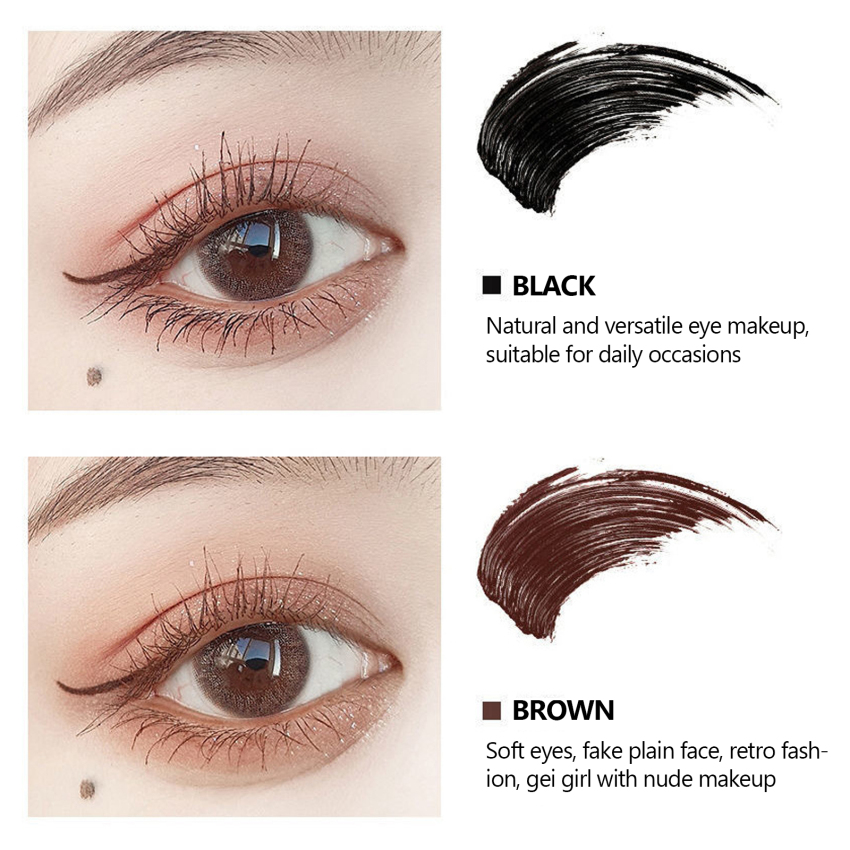 Mascara Cong Dày Trang Điểm Mắt Không Bị Nhòe Không Thấm Nước Chống Mồ Hôi Lâu Trôi