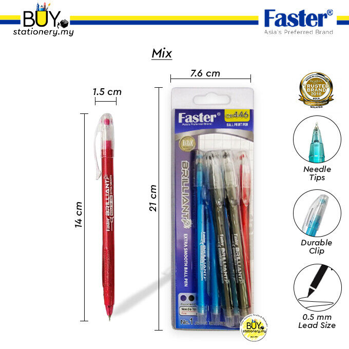 ペン Faster BP-CX-446 Brilliant Ball Point Pen